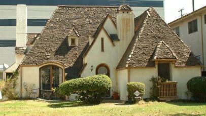 Small storybook house.