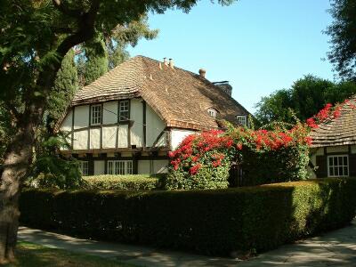 Large storybook cottage home.